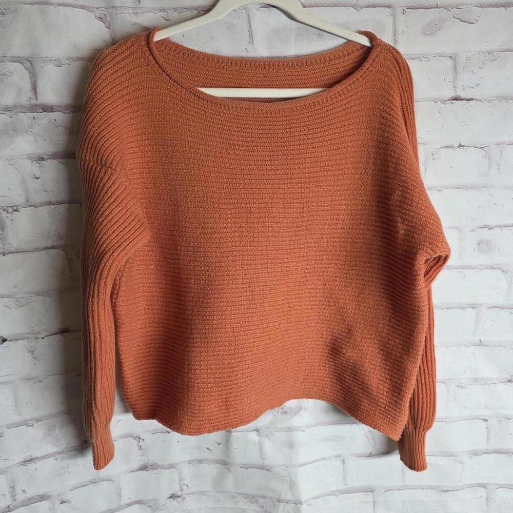 Orange Boxy Sweater